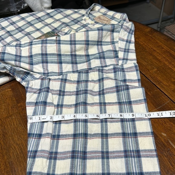 Woolrich authentic outdoor wear rugged long sleeve plaid round collar NWT shirt - Picture 10 of 11